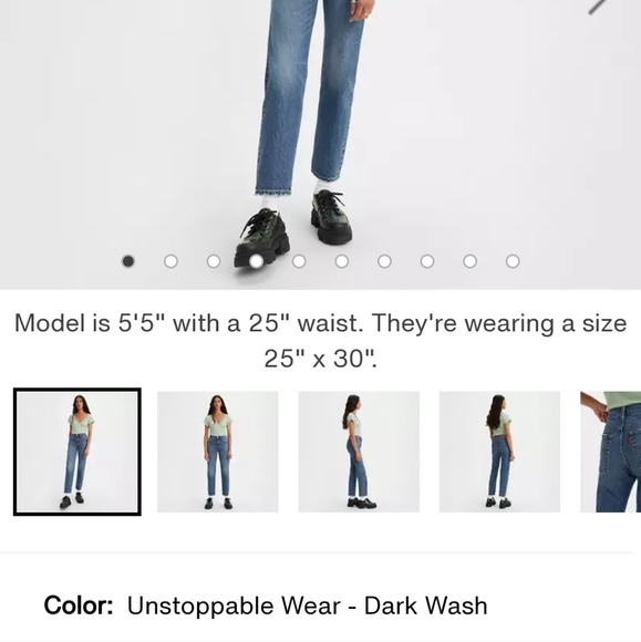 LEVIS 501 Wedgie Cut Jeans - Picture 2 of 5